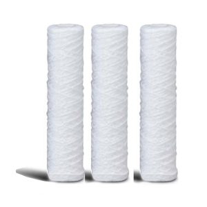 3 cartucce 9-3/4″ – 20 micron  in polipropilene avvolto
