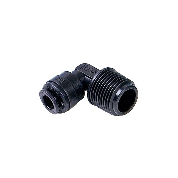 Gomito filetto maschio BSPT 1/4″ innesto rapido 6mm