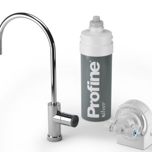 Kit Profine Silver Mini completo di rubinetto 1 via e raccordi