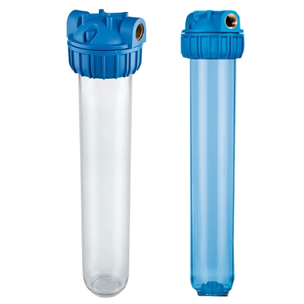 Contenitore standard 20″ con vaso trasparente o opaco senza chiave e staffa - immagine 2